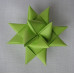 50 Green Handmade Origami Stars