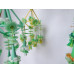Set of 4 Folk Art Ornaments - Green