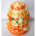 Satin Orange Easter Egg Decoration