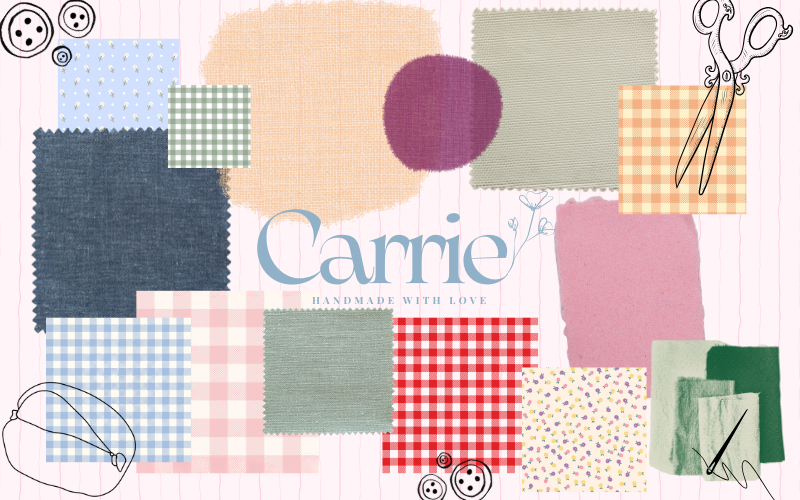 Carrie Handmade Necessaires feitas à mão