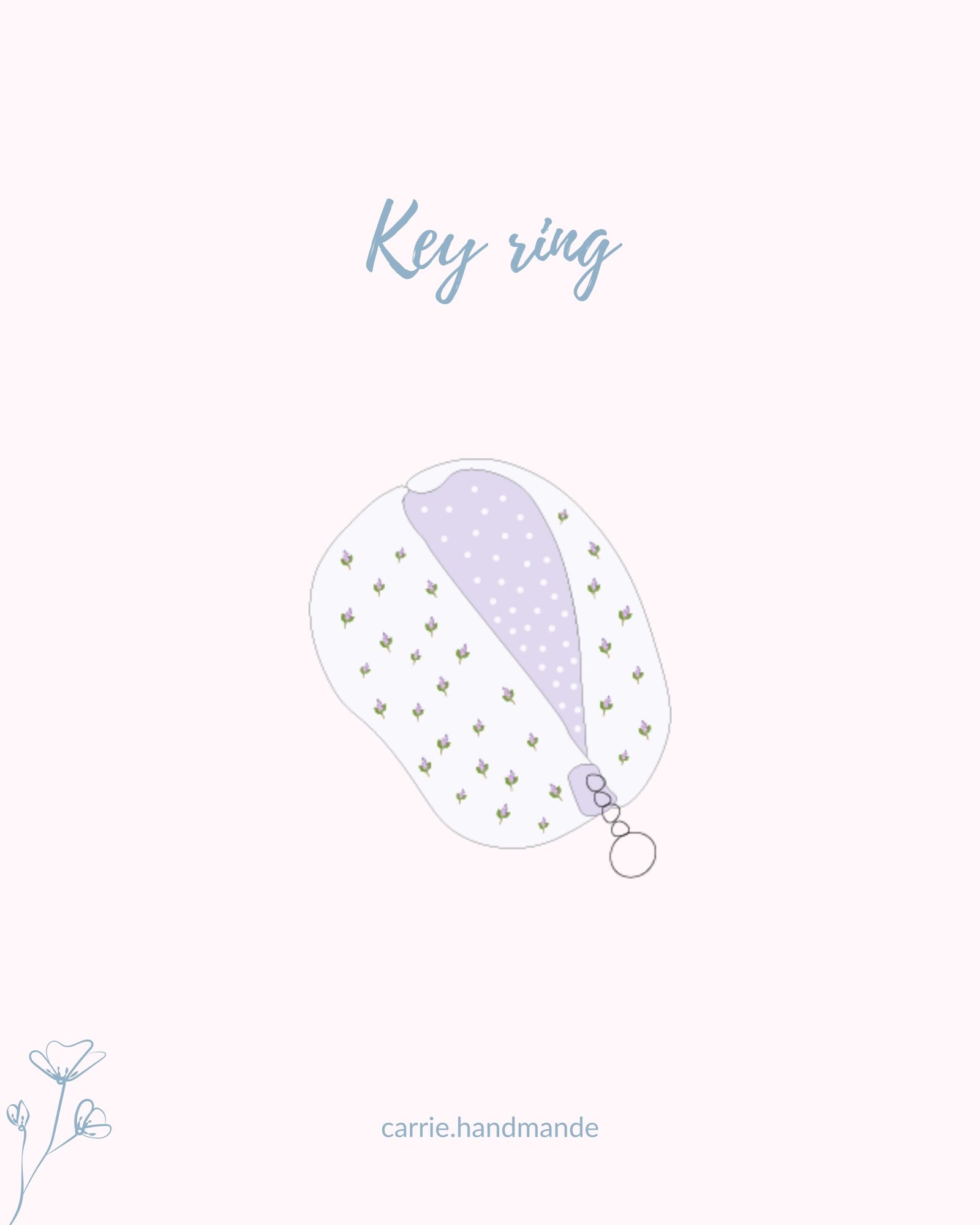 Personaliza o teu porta-chaves